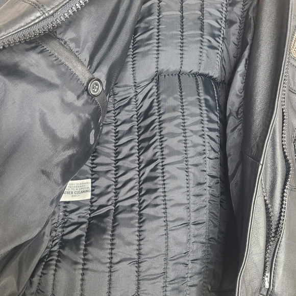 Vtg Hein Gericke Harley Davidson Motorcycle Biker Women's Leather‎ Moto Jacket - Picture 9 of 11